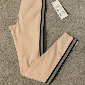 Never Worn Leggings with Side Stripes